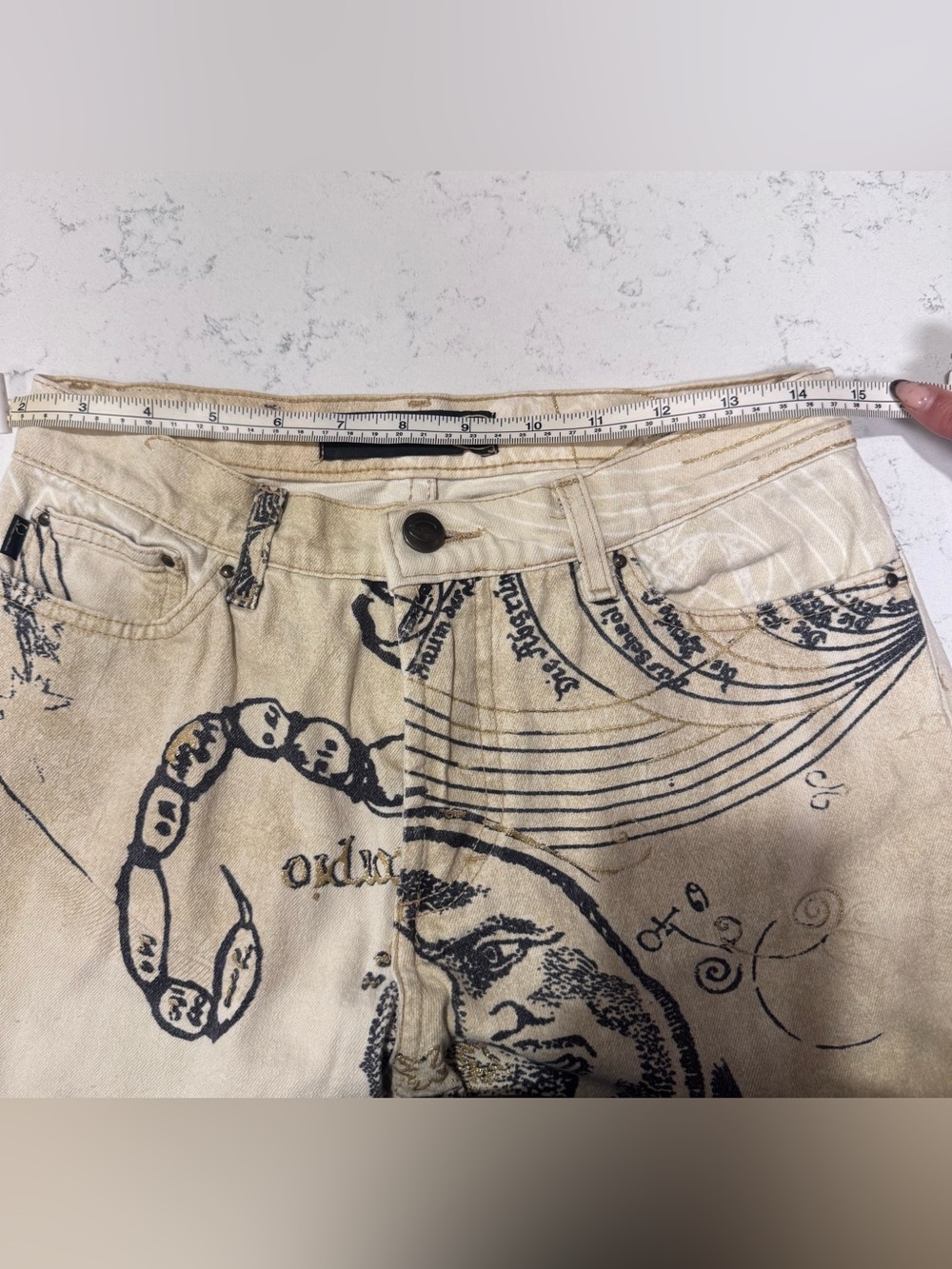 Vintage Cavalli Scorpio Astrology Pants ๐ฆ - Picture 8 of 8